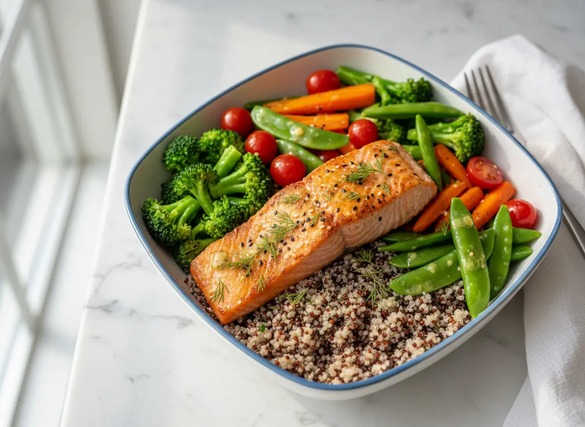 Nutritious balanced meal ordered through Get Metis multi-channel ecosystem